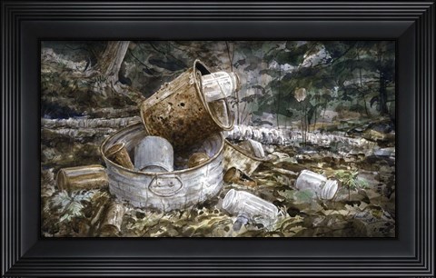 Framed Forest Still Life Print