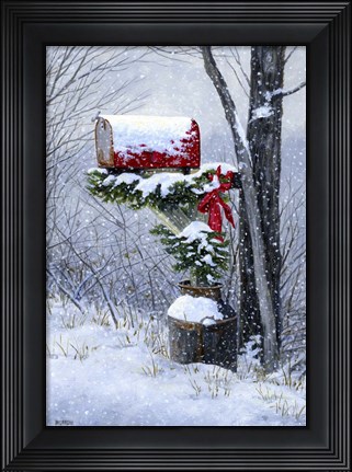 Framed Holiday Delivery Print