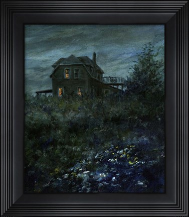 Framed House on the Hill Print