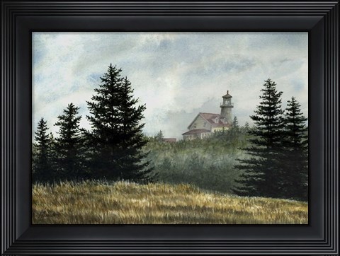 Framed Island Light Print