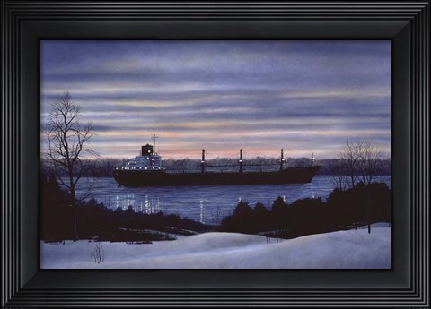 Framed Last Ship Out Print