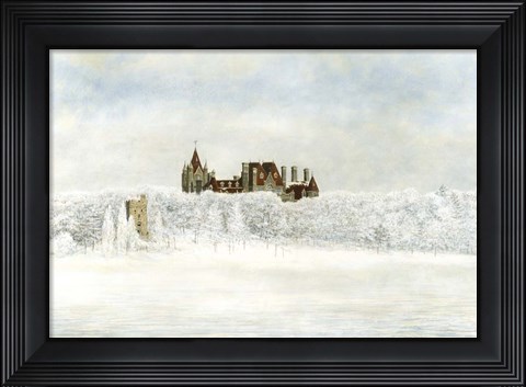 Framed Like Mist on Water Print