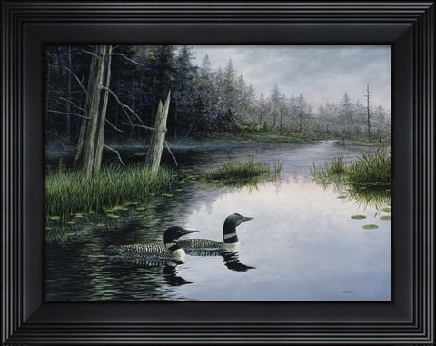 Framed Misty Morn Print