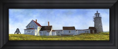 Framed Monhegan Island Light Print