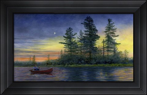 Framed Moon Shadow Print