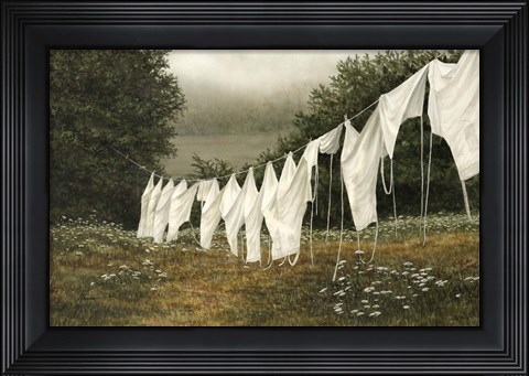 Framed Morning Whites Print