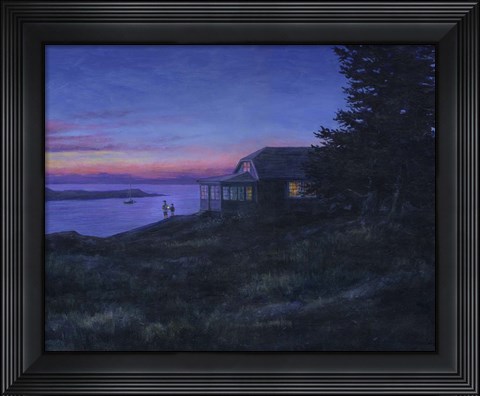 Framed Night Light Print