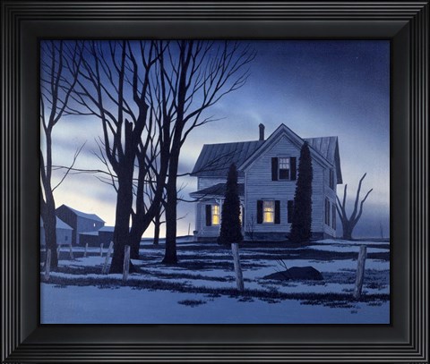 Framed November Twilight Print