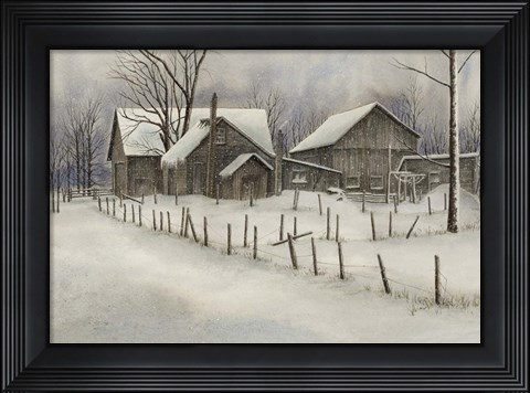 Framed Sometimes in Winter Print