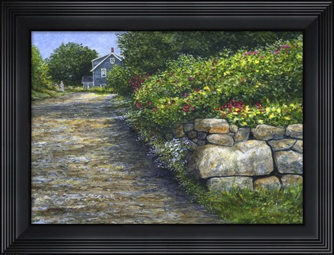 Framed Road Most Traveled Print