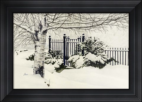 Framed Value of White Print