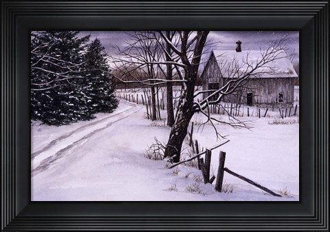 Framed Through the Woods Print