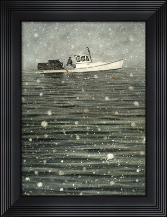 Framed Upon the Sea Print