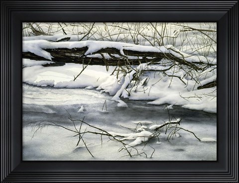 Framed Winter Walk Print