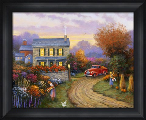 Framed Fall Harvest Print