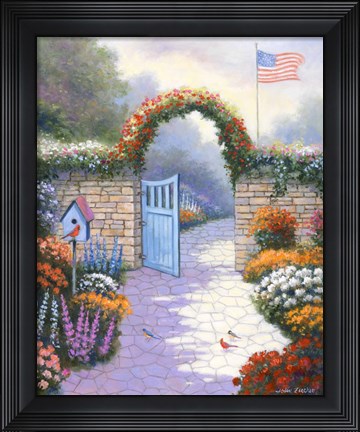 Framed Garden Splendor Print