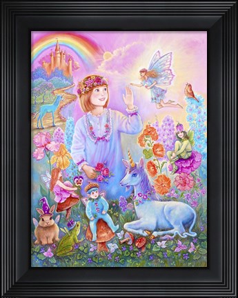Framed Welcome to Make Believe Print