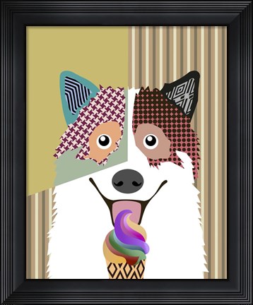 Framed Bangkaew Dog Print