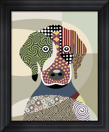 Framed Beagle Dog I Print