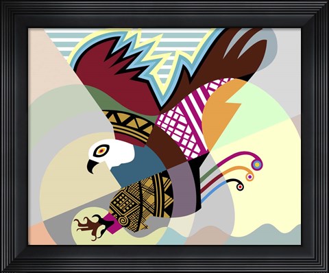 Framed Eagle Print