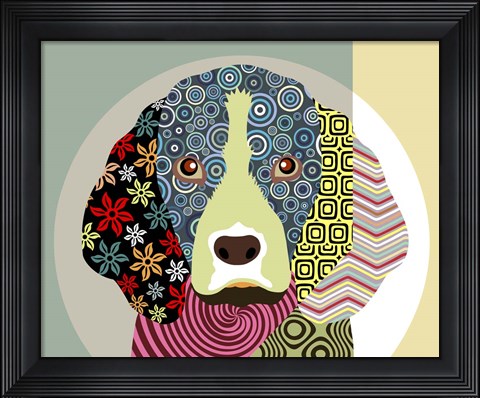 Framed Beagle Dog III Print
