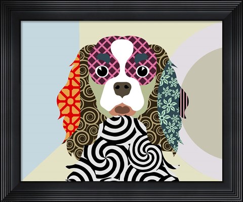 Framed Cavalier King Charles Spaniel Print