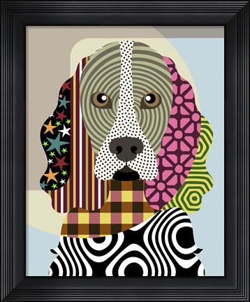Framed Cocker Spaniel Dog Print