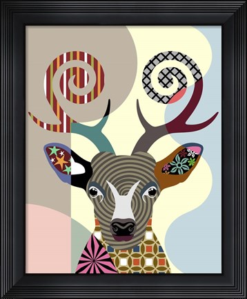 Framed Spectrum Deer Print