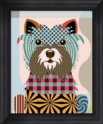 Framed Cairn Terrier Print