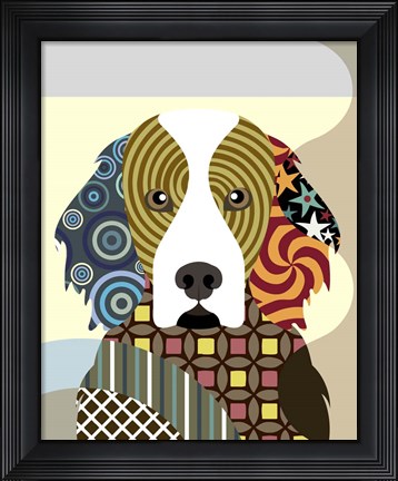 Framed Irish Setter Print