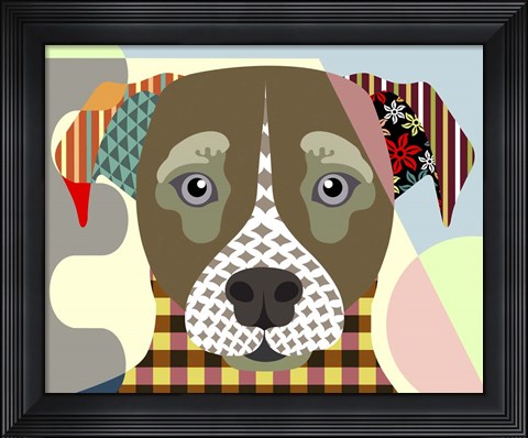 Framed Jack Russell Print