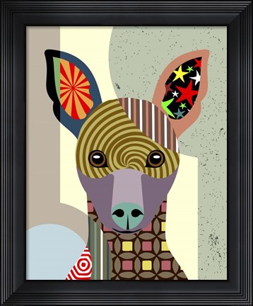 Framed Miniature Pinscher Print