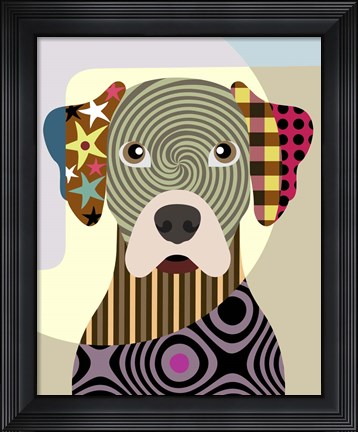 Framed Rhodesian Ridgeback Print