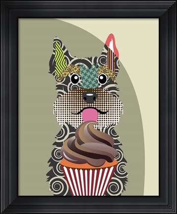 Framed Schnauzer Print
