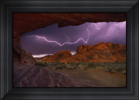 Framed Desert Storm Print