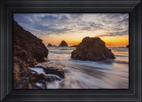 Framed Oregon Gold Rush Print