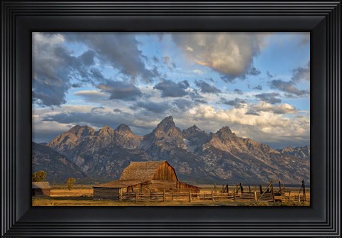 Framed Rustic Wyoming Print
