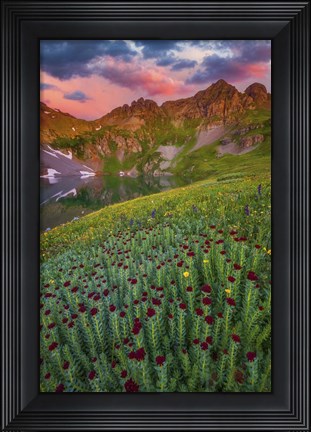 Framed San Juan Sunrise copy Print
