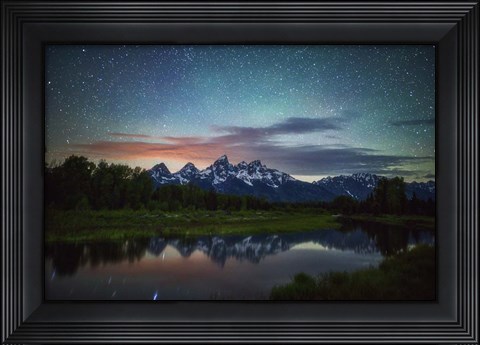 Framed Schwabacher Nights copy Print