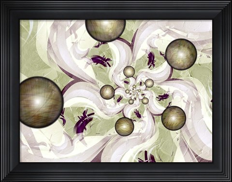 Framed Morning Glory Print
