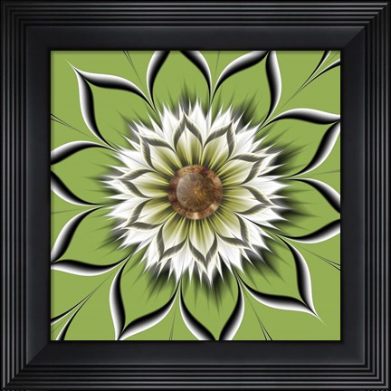 Framed He Loves Me Greenery Print