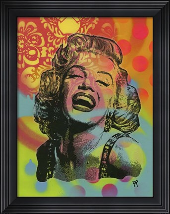 Framed Guffaw Marilyn Print