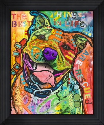 Framed Best Things In Life Print