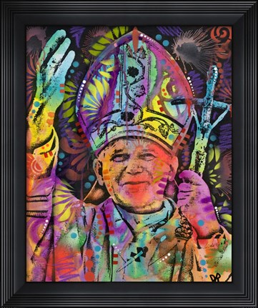 Framed Pope Print