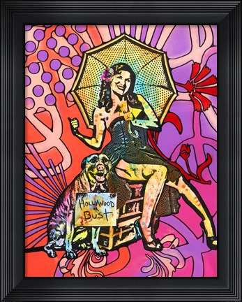 Framed Pinup for Pitbulls Print