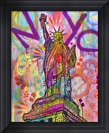 Framed Liberty Print