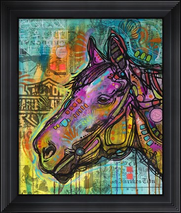 Framed Horsepower Print