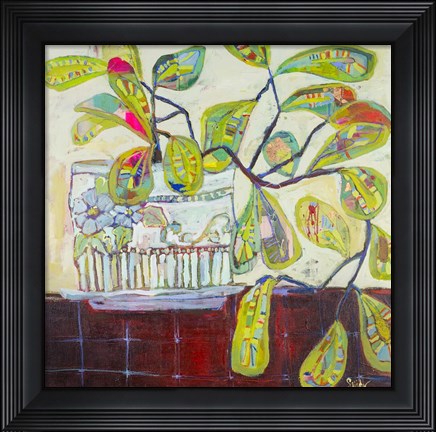 Framed Kisses For Breakfast Print