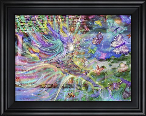 Framed Butterfly Ballet Print