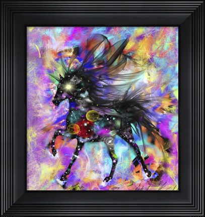 Framed Galaxy Horse Print